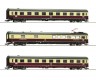 74122 Roco Set of 3 Passenger cars of TEE 26/27 Erasmus (Set 1)